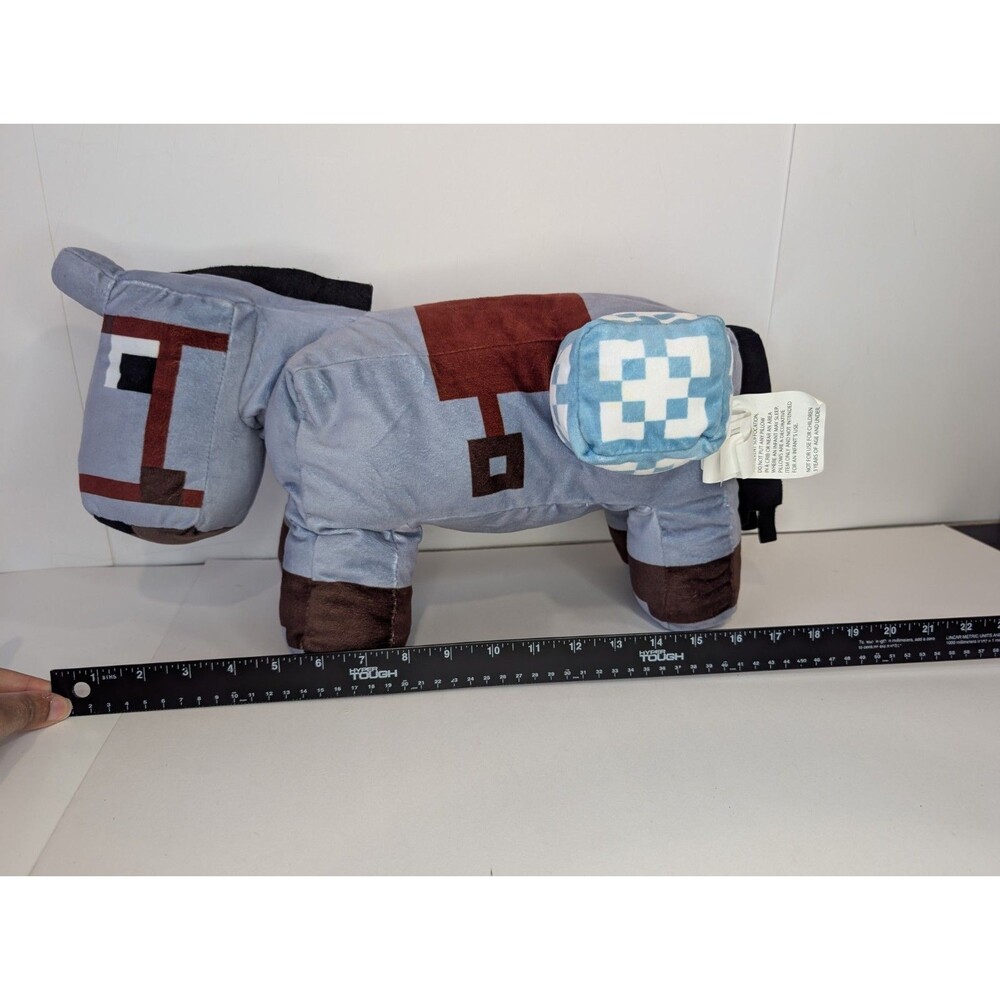 2022 Minecraft Legends Pack Horse 18" Pillow Buddy Plush Stuffed Animal - Picture 5 of 8